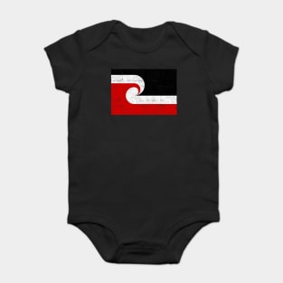 Tino Rangatiratanga Māori Flag Baby Bodysuit